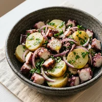 Salada de Polvo com Batata e Salsa, Mar & Folha
