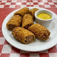 Salsicha Empanada com Mostarda, Dogueria do Vavá