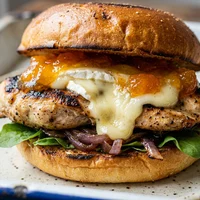 X-Frango com Brie, Chapa de Cobre