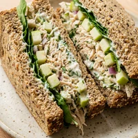 Sanduíche Natural de Frango com Maçã Verde, Panificadora Casa Colonial