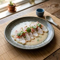Sashimi ao Leite de Tigre (6 fatias), Casa Nikkei Ají