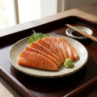 Sashimi de Salmão (8 fatias), Edomae Casa de Sushi