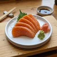 Sashimi de Salmão (6 fatias), Sakura Wok e Sushi