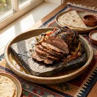 Shawarma Assado no Forno, Forno de Lastro
