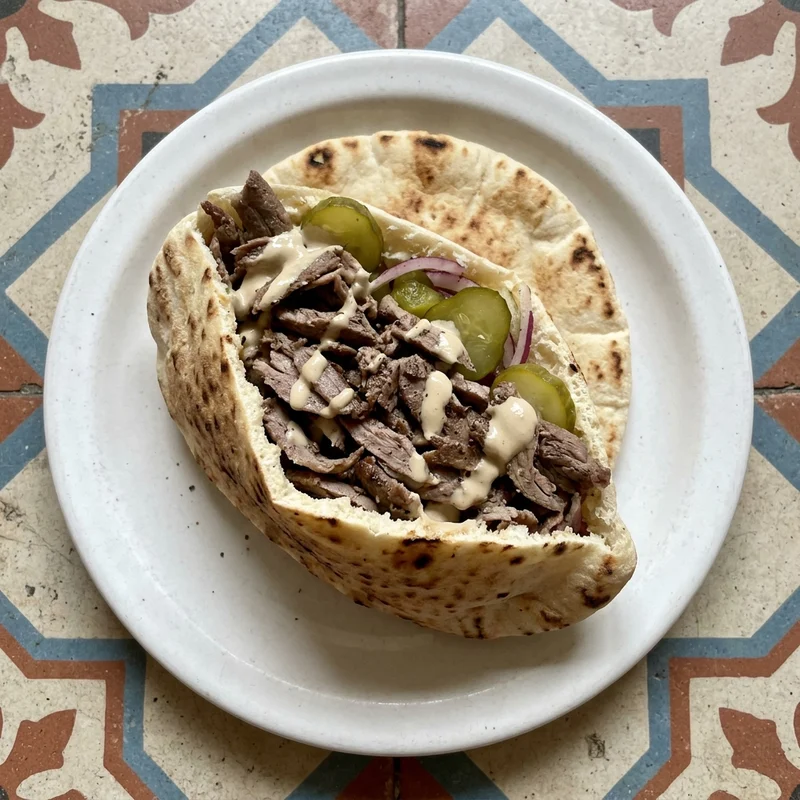 Shawarma de Cordeiro no Pão, Shawarma na Brasa
