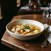 Sopa de Legumes de Inverno, Casa Consommé