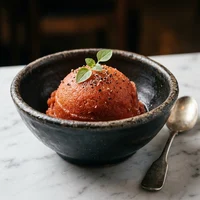 Sorbet de Tomate com Pimenta-do-reino, Ateliê do Gelado