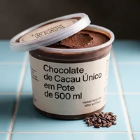 Chocolate de Cacau Único em Pote de 500 ml, Sal & Baunilha