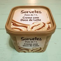 Pote de 1 L Creme com Doce de Leite, Sorveteria Lua Fria