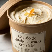 Gelado de Queijo Curado com Mel, Ateliê do Gelado