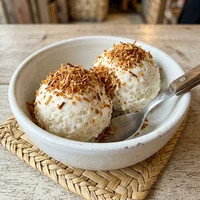 Sorvete de Tapioca com Coco, Tigela Cheia
