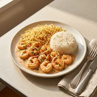 Strogonoff de Camarão, Marmitaria Peixe na Folha
