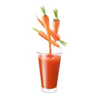 Suco de Cenoura com Gengibre, Sfiha Verde