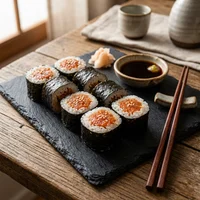 Hossomaki de Atum Picante (8 un.), Izakaya Lanterna Branca