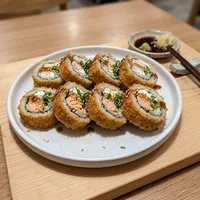Hot Roll Misto (8 un.), Sakura Wok e Sushi
