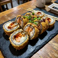 Hot Roll de Salmão (8 un.), Sushi do Balcão Azul