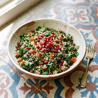 Tabule com Romã, Za'atar e Grelha