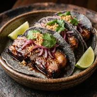 Tacos de Barriga de Porco ao Cacau, Xocolatl Cocina