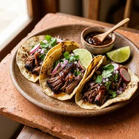 Tacos de Costela no Carvão, Brasa e Milho
