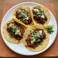 Tacos de Jaca Desfiada, Verde Cactus