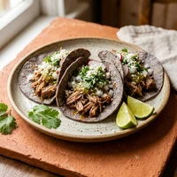 Tacos de Pernil Desfiado, Pibil Fogo Lento