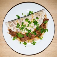 Tapioca de Carne Desfiada, Panela Leve