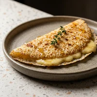 Tapioca de Queijo Curado com Mel Trufado, Clorofila