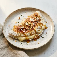 Tapioca de Queijo de Cabra com Mel, Casa Quinoa