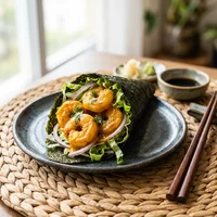 Temaki de Camarão ao Ají, Casa Nikkei Ají