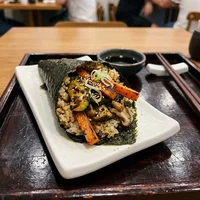 Temaki de Legumes Assados, Hana Sushi Vegetal