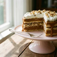 Torta de Doce de Leite com Nozes, Torta Gelada & Companhia