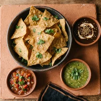 Totopos com Três Molhos, Cocina del Mole