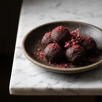 Trufa de Café com Pimenta-Rosa, Alquimia Doce