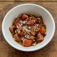 Vinagrete de Tomate Assado, Costela Lenta