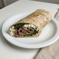 Wrap de Carne com Cottage, Proteína Viva