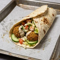 Wrap de Falafel, Verde Fogo