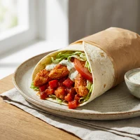 Wrap de Frango Picante, Asa Selvagem