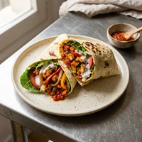 Wrap Vegetal Picante, Sem Galo
