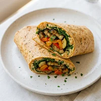 Wrap Vegetariano de Legumes Assados, Casa Quinoa
