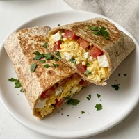 Wrap de Ovo com Queijo Branco, Proteína Viva