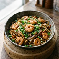 Yakisoba de Camarão e Cebolinha, Cantina do Vapor