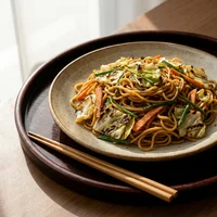 Yakisoba Simples de Legumes, Edomae Casa de Sushi